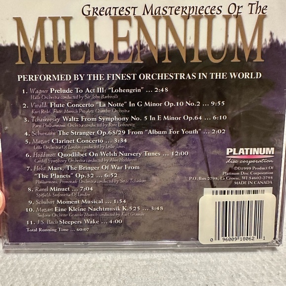 Greatest Masterpieces of the Millennium 10 CD Set. New still in plastic - Picture 9 of 15